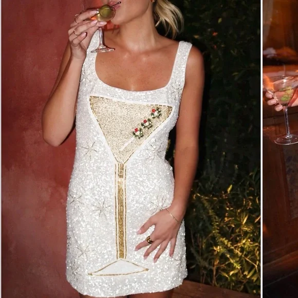 SMYM Martini Beaded Dress - Picture 2 of 6
